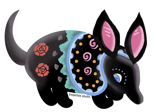 Fancy Armadillo Sticker